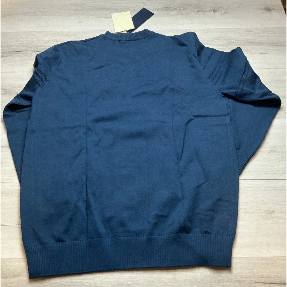 Aiopeson Crewneck Sweater Navy Blue‎ XL New With Tags